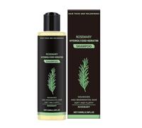 Champú de Keratina de Romero | Suave, Brillante, Voluminizador, Elegante Diseño en Negro y Verde, 100 ml