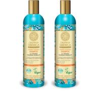 Champú de Oblepikha Para Cabello Normal y Seco Con Espino Cerval De Mar - Nutrición Profunda y Protección del Cuero Cabelludo Sensible - 400 ml (Paquete de 2)