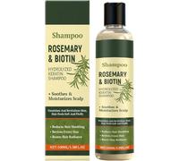 Champú de Romero, Champú Orgánico para el Crecimiento del Cabello con Romero, Limpieza Profunda, Cuidado Anti-Frizz del Cuero Cabelludo, Suave y Brillante, para Cabello Graso, Fino