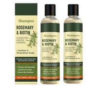Champú de Romero, Champú Orgánico para el Crecimiento del Cabello con Romero, Limpieza Profunda, Cuidado Anti-Frizz del Cuero Cabelludo, Suave y Brillante, para Cabello Graso, Fino