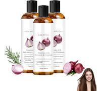 Champú de romero con cebolla, 200 ml, champú fortalecedor para el cabello, champú limpiador para el cabello, para el efecto, el control de la producción, el volumen, adecuado para mujeres (3 unidades)