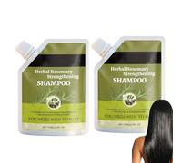 Champú de romero para cabello fino, volumen y plenitud, cuidado profesional del cabello para todo tipo de cabello, fórmula nutritiva para cabello fino, estructura mejorada del cabello para un cabello