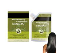 Champú de romero para cabello fino, volumen y plenitud, cuidado profesional del cabello para todo tipo de cabello, fórmula nutritiva para cabello fino, estructura mejorada del cabello para un cabello