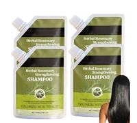 Champú de romero para cabello fino, volumen y plenitud, cuidado profesional del cabello para todo tipo de cabello, fórmula nutritiva para cabello fino, estructura mejorada del cabello para un cabello