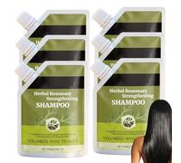 Champú de romero para cabello fino, volumen y plenitud, cuidado profesional del cabello para todo tipo de cabello, fórmula nutritiva para cabello fino, estructura mejorada del cabello para un cabello