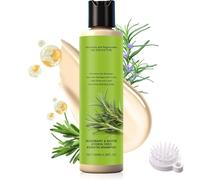 Champú de Romero para el Crecimiento del Cabello, Champú de Romero con Keratina Hidrolizada, Fórmula Nutritiva e Hidratante, Champús Naturales Anticaída para Mujeres y Hombres (1PC)