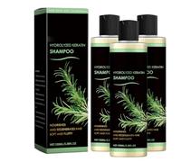 Champú de romero para el crecimiento del cabello, champú de romero contra la caída del cabello, limpieza profunda, reparador, nutritivo, hidratante, para mujeres y hombres, adecuado para todo tipo de