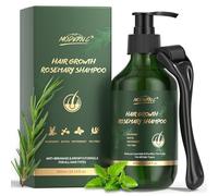 Champú De Romero y Biotina Para el Crecimiento Del Cabello - Champú Anticaída Para Cabello Fino Para Hombres y Mujeres - Champú Engrosador, Rico en Nutrientes Naturales, 10 fl oz