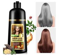 Champú De Tinte Para El Cabello Blanco, Champú De Tinte Para El Cabello Instantáneo Para Hombres Y Mujeres - Natural Y Duradero, Cabello Vegetal Para El Cuidado Del Cabello - 500 ML (Chestnut Brown)