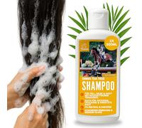 Champú del árbol del té champú para caballos con aceite del árbol del té para perros 2*500ml I champú suave para caballos ph neutro cuidado pelaje brillante I champú para perros I piel seca e irritada