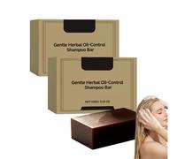 Champú en barra de hierbas naturales para el control de la grasa.Repara y limpia profundamente el cuero cabelludo,lo hidrata,controla la grasa y lo fortalece.Apto para cabello seco y graso (2Piezas)