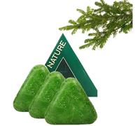 Champú en Barra Triángulo Verde, Cuidado Capilar Natural a Base de Hierbas, Calma y Fortalece el Cabello, Apto para Todo Tipo de Cabello