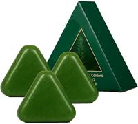 Champú en barra Usman Grass de limpieza profunda, champú en barra para la salud del cuero cabelludo, jabón sólido Nature Triangle para el crecimiento del cabello, apto para todo tipo de cabello