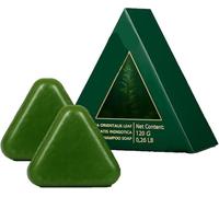 Champú en barra Usman Grass de limpieza profunda, champú en barra para la salud del cuero cabelludo, jabón sólido Nature Triangle para el crecimiento del cabello, apto para todo tipo de cabello