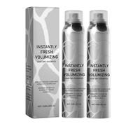 Champú En Seco, 2 Piezas Instantly FreshVolumizing Hair Dry Shampoo, Spray Champú En Seco Refrescante Y Voluminizador, Acondicionador Para El Cuidado Del Cabello De La Mujer