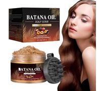 Champú hidratante - 150 g de champú nutritivo con accesorio de masaje | Crema exfoliante de limpieza del cuero cabelludo - para mujeres y hombres, uso diario, salón, viajes, viajes de negocios, H