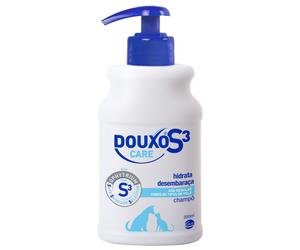 Champú hidratante y desenredante para perros y gatos - DOUXO S3 Care - Cantidad: 200 ml