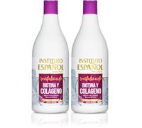 Champú Instituto Español Biotina + Colágeno 750 Ml (Paquete de 2)