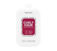 Champú Kemon Curly Hair para cabello rizado y definido, 1000 ml, fuerte poder hidratante del agua de arroz y aloe vera, nutre y fortalece cada rizo, da suavidad y brillo.