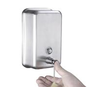Champú Líquido a Prueba de Herrumbre Comercial del Revestimiento dispensador jabón Acero Inoxidable Soporte la Pared Artículos de baño(Vertical)