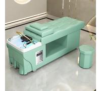 Champú, masaje de cabeza, belleza facial con circulación de agua, fumigación, limpieza de oídos, tailandés, acostado, temperatura constante.