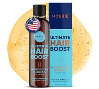 Champú Moerie champu de cabello crecimiento - cabello más largo y grueso - más volumen - vegano - Libre de parabenos y siliconas - todo tipo - champu anticaida - tratamiento hidratante cabello