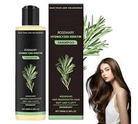 Champú Natural de Romero con Queratina Hidrolizada - Para Crecimiento del Cabello, Anticaída, Volumen y Cuidado Intensivo, Sin Sulfatos, Hombre y Mujer