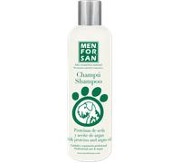 Champú natural Menforsan con proteínas de seda y aceite de argán para perros | 300 ml