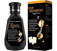 Champú Natural Orgánico de Jengibre, Champú Anticaída, Limpieza Profunda, Repara el Cabello Dañado, Para el Crecimiento del Cabello en Mujeres y Hombres