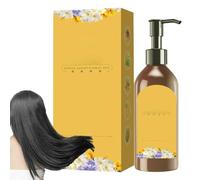 Champú natural para teñir el cabello, champú para teñir el cabello, champú con aroma a flores, champú natural de larga duración, champú de color de pelo natural de larga duración para cabello negro
