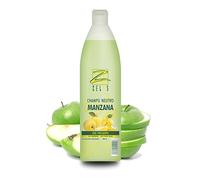 Champú Neutro Manzana - 1000 ml - Uso Frecuente - Para todo tipo de cabello - Producto Profesional - Sin Parabenos - Aroma Frutal - Con Filtro Solar - Alivio y bienestar en el pelo - Zelos