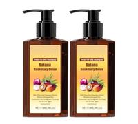 Champú nutritivo 3 en 1, champú de romero, voluminizador e hidratante, apto para cabello fino y caída, unisex.