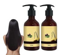 Champú nutritivo de jengibre Polygonum multiflorum Champú Polygonum multiflorum Champú anti-canas Cuidado del cabello dañado para mejorar la rugosidad