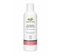Champú orgánico Argile du Velay con arcilla blanca para cabello seco, hidratante y nutritivo, con manteca de mango y tuna de cactus, certificado COSMOS, 250 ml
