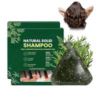Champú orgánico contra la caída del cabello, fortalece con aceite de romero, champú sólido vegetal, barra de champú revitalizante coreano, barra de champú anticaída de romero y aminoácidos (2 unidades