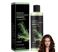 Champú orgánico de romero, champú con queratina hidrolizada y vitamina C, fórmula nutritiva e hidratante para mujeres y hombres con cabello fino y caída del cabello (1pcs)