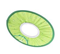 Champú Para Bebés Gorro de Ducha Protección Para El Baño Sombrero Suave Sin Lágrimas Cómodo Elástico Círculo Interno Gorro de Ducha Para Bebés Protector de Visera Seguro Para Niños(Verde)