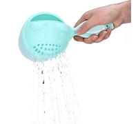 Champú Para Bebés Taza de Enjuague Caño En Cascada Taza de Enjuague Botella de Rociadores Forma de Oso Lindo Ducha Cuchara de Agua Lavado de Cabeza Champú Taza de Enjuague Productos Para Niños(Verde)