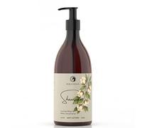 Champú para caballos de proteínas de algodón suave, cuidado suave para melena, cola y piel, con aceites vegetales, extracto de bambú, aceite de macadamia y aceite de coco, 500 ml, práctico dispensador