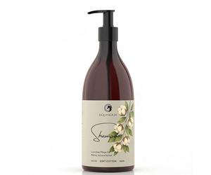 Champú para caballos de proteínas de algodón suave, cuidado suave para melena, cola y piel, con aceites vegetales, extracto de bambú, aceite de macadamia y aceite de coco, 500 ml con práctico