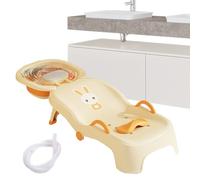 Champú Para Champú Para Niños - Taburete Plegable Para Lavar El Cabello Para Bebés, Baño | Soporte Principal Para El Asiento, Ideal Para Niños De 0 A 10 Años, Hogar, Baño Doméstico, Peluquería, Transp