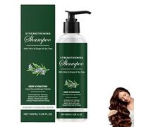 Champú para el crecimiento del cabello, champú natural orgánico contra el adelgazamiento del cabello y la caída del cabello, sin parabenos ni sulfatos (100 ml)