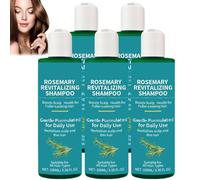 Champú para el crecimiento del cabello de romero, volumen y engrosamiento para el cabello adelgazante, natural, nutritivo para el cuero cabelludo, fortalece el cabello fino y proporciona más plenitud