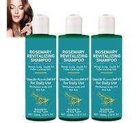 Champú para el crecimiento del cabello de romero, volumen y engrosamiento para el cabello adelgazante, natural, nutritivo para el cuero cabelludo, fortalece el cabello fino y proporciona más plenitud