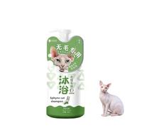 Champú para Gatos Sphynx, Limpiador calmante para la Piel, Control eficaz de la Grasa, eliminación de la papada Negra, descontaminación de la Cola y Limpieza de la Grasa de la Piel, 500 ml