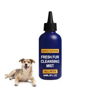 Champú para Perros - 60 ml Sin Aclarado para Viaje Nutre el Pelo - Spray Limpiador para Mascotas - para Uso en Interior, Exterior, Hogar, Jardín, Viajes, Camping, Cachorros, Gatos