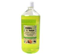 Champú para perros curativo con aceite de Árbol de Té 1 L. concentrado, Bubbles & Nature - Para perros sensibles