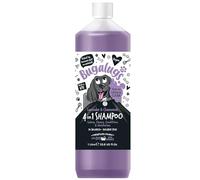 Champú para perros de Bugalugs lavanda y manzanilla 4 en 1 productos de champú para perros malolientes con fragancia, el mejor champú para cachorros, novio profesional Champú y acondicionador para