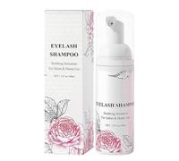 Champú para pestañas, limpiador de extensión eficaz, ayuda cosmética con espuma fácil, herramienta de viaje con cuidado diario, dispositivo de belleza de 5.2 x 1.5 pulgadas, accesorio de cejas