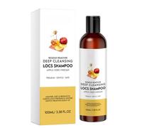 Champú para rastas con vinagre de manzana: Ligero y refrescante, limpia suave y profundamente la grasa y la suciedad de las trenzas, dejando el cuero cabelludo con una sensación de frescura.